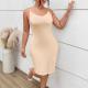 Womens Camisole Maxi Dress With Waist-cinching And Hip-lifting Design