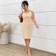 Womens Camisole Maxi Dress With Waist-cinching And Hip-lifting Design