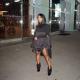 Womens Long-sleeve Patchwork Hooded Dress
