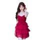 Womens FashionableSexy Figure-flattering Strap Dress