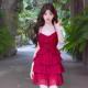 Womens FashionableSexy Figure-flattering Strap Dress
