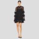 Womens Sheer Lace Cover-Up Dress