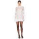 Womens Sheer Lace Cover-Up Dress