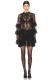 Womens Sheer Lace Cover-Up Dress