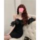 Womens Fashionable And Sexy Off-shoulder Strapless Dress