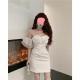 Womens Fashionable And Sexy Off-shoulder Strapless Dress