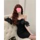 Womens Fashionable And Sexy Off-shoulder Strapless Dress