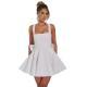 Strapless Sequined Mini Evening Dress With A Bow