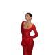 Sexy V-neck Flared-sleeve Dress For Women