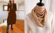 Autumn And Winter New All-matching Solid Color Loose Round-neck Long-sleeved Dress Women