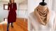 Autumn And Winter New All-matching Solid Color Loose Round-neck Long-sleeved Dress Women