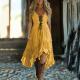 Flowy Vacation Denim Sassy Skirt