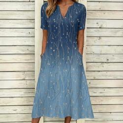 Floral-print Dress With A Subtle Background Pattern