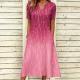 Floral-print Dress With A Subtle Background Pattern