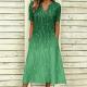 Floral-print Dress With A Subtle Background Pattern
