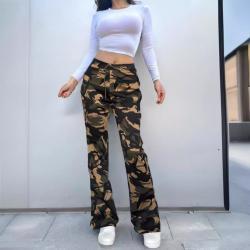 Split Trousers Street Trend Womens Casual Pants