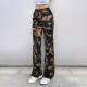 Split Trousers Street Trend Womens Casual Pants