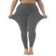 Nine Points High Elastic Solid Color Spring And Autumn Leggings Plus Size