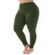 Nine Points High Elastic Solid Color Spring And Autumn Leggings Plus Size