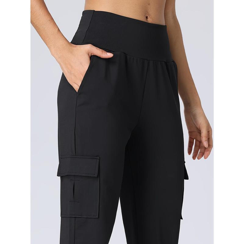 Sports Pants Wide Belt Womens Casual Trousers