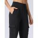 Sports Pants Wide Belt Womens Casual Trousers