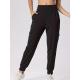 Sports Pants Wide Belt Womens Casual Trousers