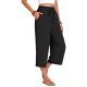 Loose-fitting Casual Wide-leg Pants With Pockets And A High Waist