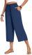 Loose-fitting Casual Wide-leg Pants With Pockets And A High Waist