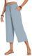 Loose-fitting Casual Wide-leg Pants With Pockets And A High Waist
