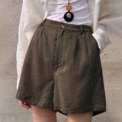 Old Money Style Casual Pants Loose-Fit Womens Linen Trousers