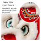 Cats Autumn And Winter Warmth, Hairless Cats, New Year Lion Dance, Festive Two-legged Sweaters, Knitted Sweaters, Dog And Pet Cat Clothes