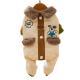 Warm And Thick Maillard Pocket Patch Four-legged Cotton Coat For Dogs In Autumn And Winter. Pet Clothing For Small And Medium-sized Dogs And Cats