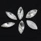 Horse Eye Crystal Pointed Glass Silver Bottom Loose Diamond