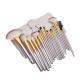 Beige Champagne Makeup Brush Suit