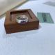 S999 Fine Silver Enamel Retro Chinese Style Adjustable Ring