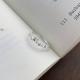 S999 Fine Silver Four-pointed Star Zircon Ring Korean Style Women Jewelry