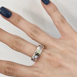 Stylish Adjustable  Ring Elegant Women Daily Matching Jewelry