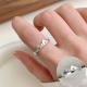 Korean Style Graffiti Adjustable Ring Women Fashion Irregular Finger Ring