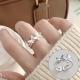 Korean Style Graffiti Adjustable Ring Women Fashion Irregular Finger Ring