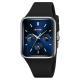 Multi Functional Square Silicone Waterproof Watch For Girls