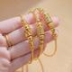 Round Spherical African Arabic Gold Womens Bracelet