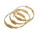 Round Spherical African Arabic Gold Womens Bracelet