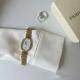 Ice Blue Fritillary Silver Quartz Watch For Women