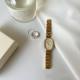 Ice Blue Fritillary Silver Quartz Watch For Women