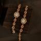 Womens Mid-ancient Oval Colorful Treasure Rainbow Light Luxury Watch
