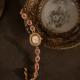 Womens Mid-ancient Oval Colorful Treasure Rainbow Light Luxury Watch