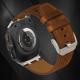Ultra Crazy Horse Leather AP Stainless Steel Head Grain Leather Watch Strap