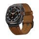 Ultra Crazy Horse Leather AP Stainless Steel Head Grain Leather Watch Strap