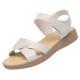 Retro Ethnic-style Velcro Fish-mouth Roman Wedge Sandals