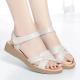 Retro Ethnic-style Velcro Fish-mouth Roman Wedge Sandals